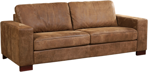 Leren bank Enjoy, 3-zitsbank - (224x90cm)