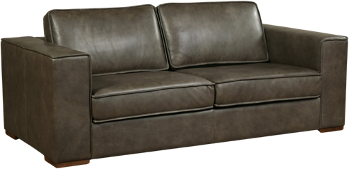 Leren bank Fine, 2.5-zitsbank - (204x100cm)