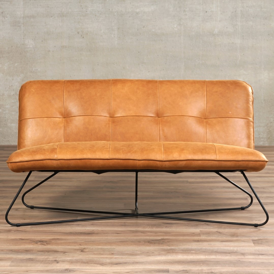 Leren Bank Focus Vintage Leer Cognac Shopx