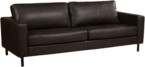Leren bank Match, 3.5-zitsbank - (234x90cm)