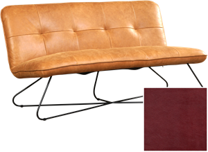 Leren bank Focus 140 - Vintage Leer Burgundy