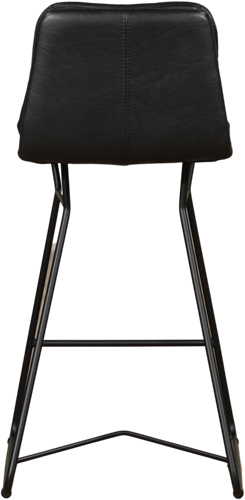 Leren barkruk Candy laag - Granada leer Black-3