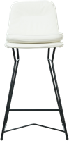 Leren barkruk Candy laag - Toledo Leer Bianco-2