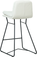 Leren barkruk Candy laag - Toledo Leer Bianco-3