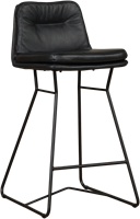 Leren barkruk Candy laag - Granada leer Black