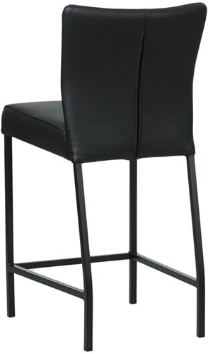 Leren barkruk Revolt laag - Hermes Leer Nero - Zwart-3
