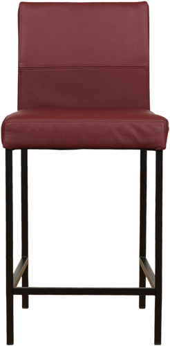 Leren barkruk Bright laag-2