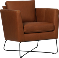 Leren design fauteuil Crossover - Elegance Green (donkergroen)