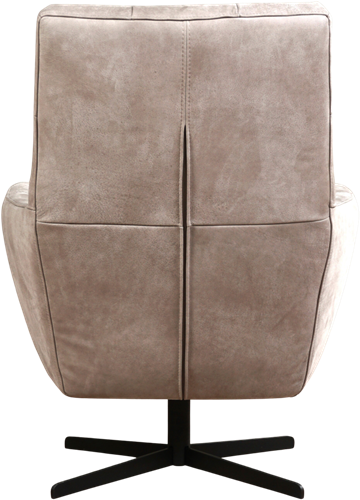 Leren draaifauteuil Central - Kenia Leer Lightgrey-3