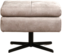 Hocker - draaifauteuil Central (zelfde kleur als fauteuil) - ca. 60x52x47cm