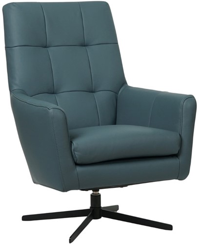 Leren draaifauteuil Central - Toledo Leer Whale