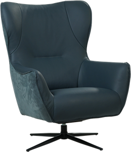 Leren draaifauteuil Leaf - Echt leer, Modern, Comfortabel en kies uit meer dan 150+ kleuren - Ontdek de Vele Leersoorten en Kleuren bij ShopX