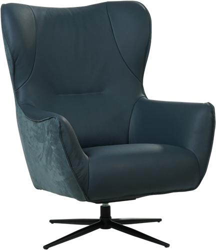 Leren draaifauteuil Leaf