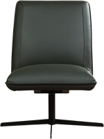 Groene Leren draaifauteuil Loyal - Toledo Leer Verde (donkergroen)-2