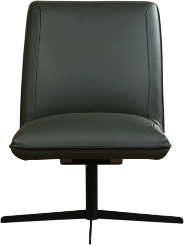 Groene Leren draaifauteuil Loyal - Toledo Leer Verde (donkergroen)-2