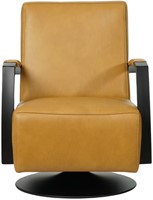 Leren industriële draaifauteuil Mood-2