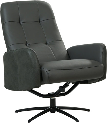 Leren draaifauteuil Pulse Duo - met verstelbare rugleuning-2