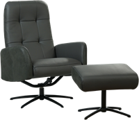 Leren draaifauteuil Pulse - met verstelbare rugleuning-1