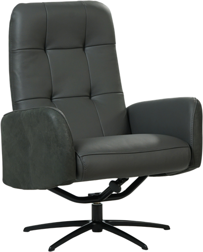 Leren draaifauteuil Pulse - met verstelbare rugleuning