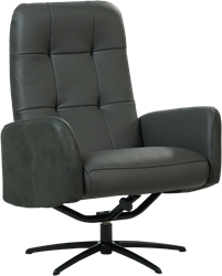 Leren draaifauteuil Pulse Duo - met verstelbare rugleuning