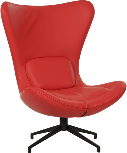 Leren design draaifauteuil Soul