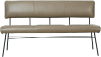 Leren eetkamerbank Solid-2