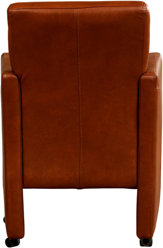 Leren eetkamerfauteuil Pleasure - Granada leer Savannah - Met handgreep-3