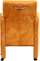 Leren eetkamerfauteuil Pleasure - Kenia Leer Cognac - Met handgreep-3