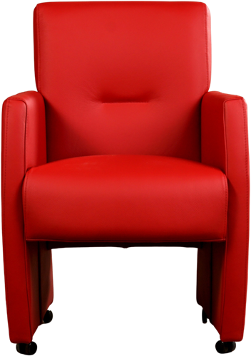 Leren eetkamerfauteuil Pleasure - Toledo Leer Ducati - Met handgreep-2