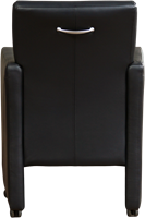 Leren eetkamerfauteuil Pleasure - Toledo Leer Pacific - Met handgreep-3
