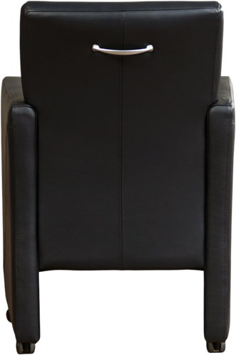 Leren eetkamerfauteuil Pleasure - Toledo Leer Pacific - Met handgreep-3