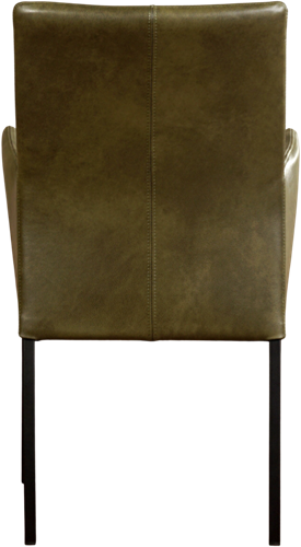Leren eetkamerstoel Comfort - met armleuning-3