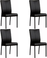 Leren eetkamerstoel Comfort - set van 4 stoelen