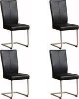 Leren eetkamerstoel Dry - set van 4 stoelen