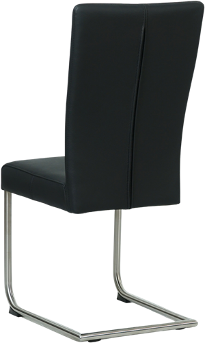 Leren eetkamerstoel Dry sledepoot rond-3
