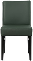 Leren eetkamerstoel Hold - Hermes Leer Verde-2