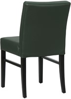 Leren eetkamerstoel Hold - Hermes Leer Verde-3