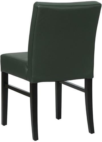 Leren eetkamerstoel Hold - Hermes Leer Verde-3