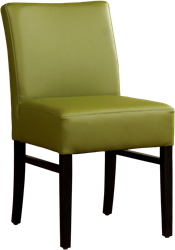 Leren eetkamerstoel Hold - Toledo Leer Apple Green