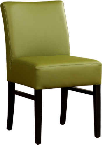 Leren eetkamerstoel Hold - Toledo Leer Apple Green