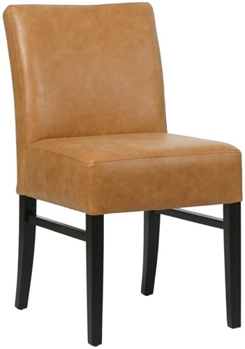 Leren eetkamerstoel Hold - Vintage Leer Cognac