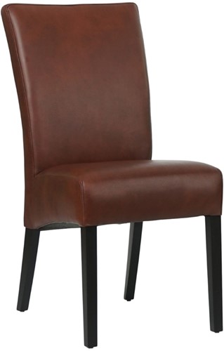 Leren eetkamerstoel Just - Granada leer Cognac