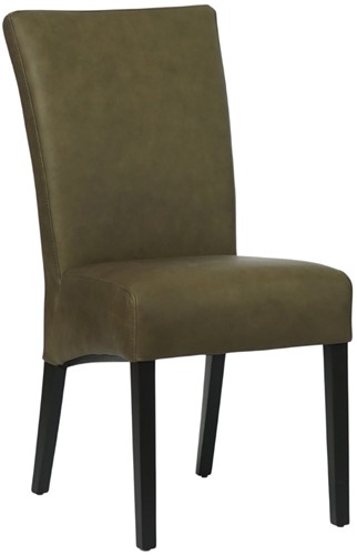 Leren eetkamerstoel Just - Rancho Leer Green