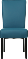 Leren eetkamerstoel Just - Toledo Leer Turquoise-2