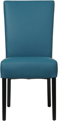Leren eetkamerstoel Just - Toledo Leer Turquoise-2