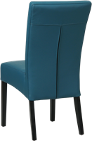 Leren eetkamerstoel Just - Toledo Leer Turquoise-3