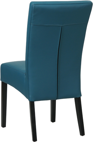 Leren eetkamerstoel Just - Toledo Leer Turquoise-3