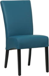 Leren eetkamerstoel Just - Toledo Leer Turquoise