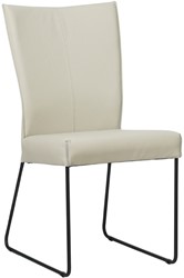 Leren eetkamerstoel Mate design U-poot