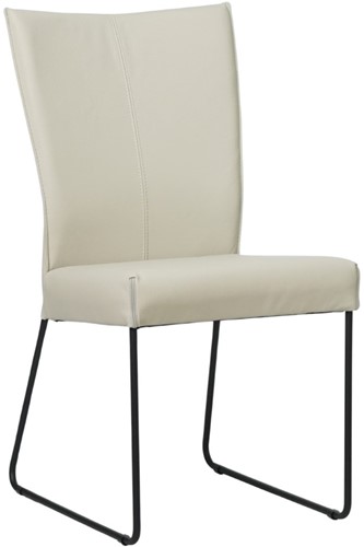 Leren eetkamerstoel Mate design U-poot